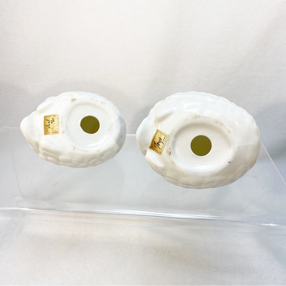 Vintage White Porcelain Toyo Set of Two Quail Made in Japan 3.5” & 4” - Picture 7 of 9